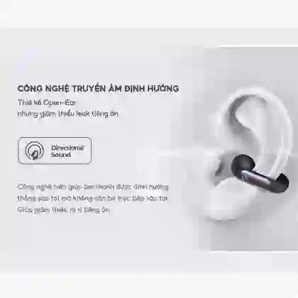 Tai nghe Bluetooth thể thao Havit Openbuds 1 - Vàng