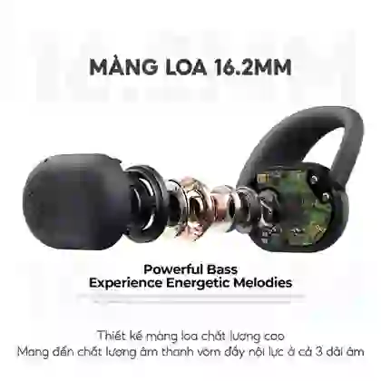 Tai nghe Bluetooth thể thao Havit OWS Fit 1 - Vàng