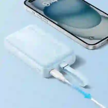Pin sạc dự phòng Anker Zolo 10000mAh 30W 1a1c Tích Hợp Cáp C, L A1680 3