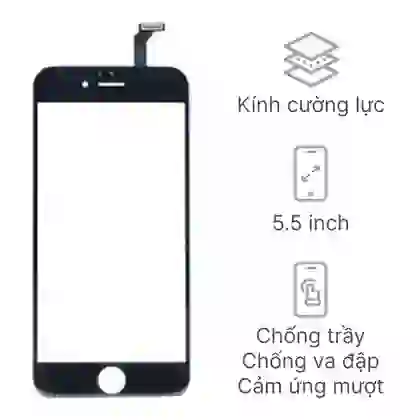 Thay ép kính iPhone 8 Plus chính hãng Feaglet 1