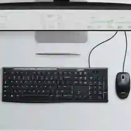 Combo bàn phím + Chuột có dây Logitech MK200 3