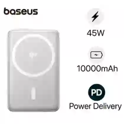 Pin sạc dự phòng không dây Baseus Nomos Qi2 10000mAh 45W Tích Hợp Cáp Type-C Và Chân Đế 1