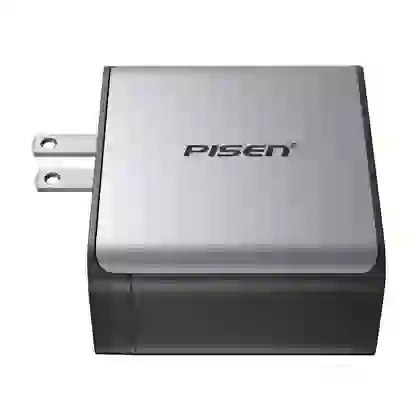 Sạc Pisen Bolt Pro 100W 2C1A Gan Fast kèm cáp Type-C to Type-C 5