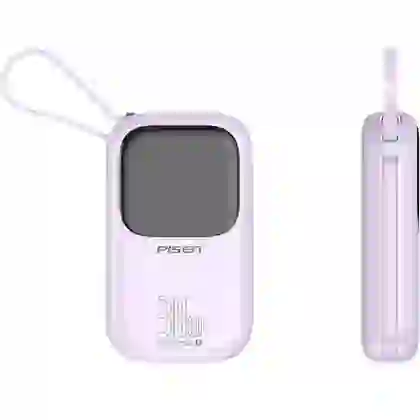Pin dự phòng Pisen Quick Powerlink Color 22.5W 20.000mAh kèm cáp Lightning và Type-C D154 - Xanh 3