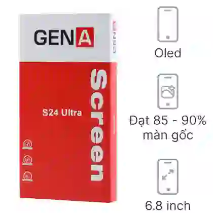 Thay màn hình nguyên khung chính hãng GENA loại A+ Size 6.8 cho Samsung Galaxy S24 Ultra 1
