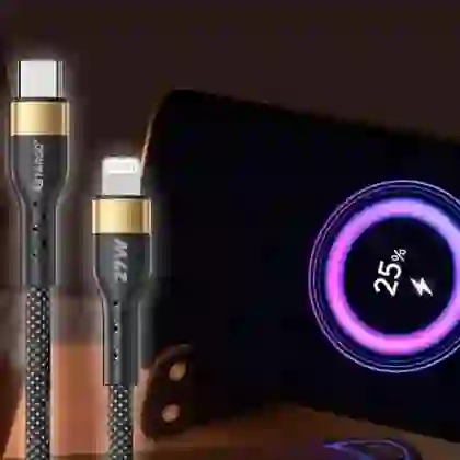 Cáp Stargo Ultralink L1 từ tính Type-C to Lightning 27W 1.2M 10