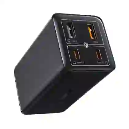 Sạc nhanh Baseus GaN6 Pro 2C + 2U 100W US kèm cáp C-C 100W 1m 5