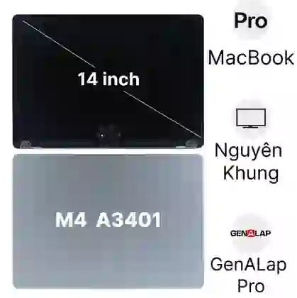 Thay màn hình Macbook Pro M4 Pro 2024 14 inch A3401 GEN A nguyên khung 1