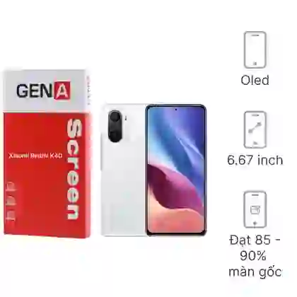 Thay màn hình Xiaomi Redmi K40 chính hãng GENA loại A+ 1