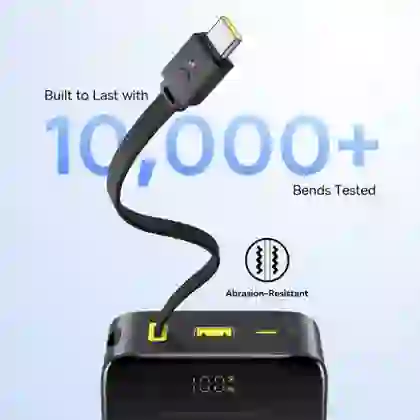 Pin dự phòng Baseus Enerfill Bipow 2 Pro màn hình số 20.000mAh 22.5W kèm cáp 8
