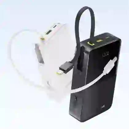 Pin dự phòng Baseus Enerfill Bipow 2 Pro màn hình số 20.000mAh 22.5W kèm cáp 5