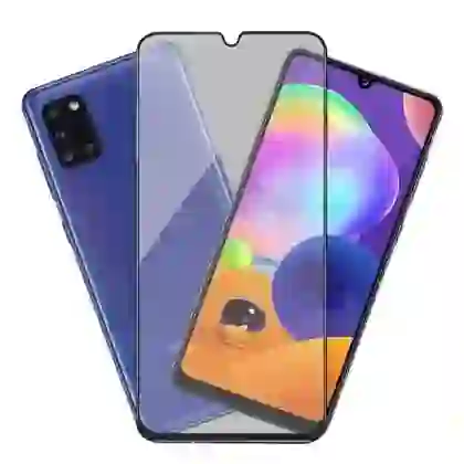 Dán kính cường lực Samsung Galaxy A31 full màn hình đen 2
