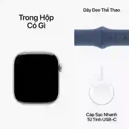 Apple Watch Series 10 46mm GPS Viền nhôm Dây cao su - Đã kích hoạt 6