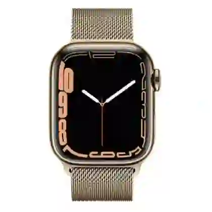 Apple Watch Series 7 45mm 4G Viền thép Dây thép - Cũ trầy xước 1
