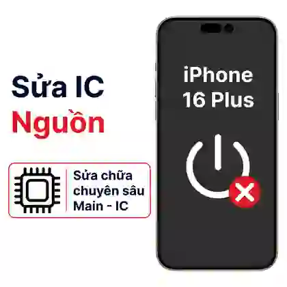 Sửa nguồn iPhone 16 Plus 1