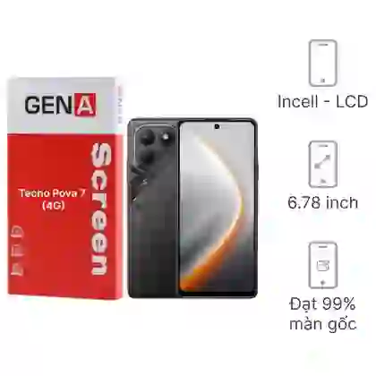 Thay màn hình Tecno Pova 7 (4G) chính hãng GENA loại Pro 1