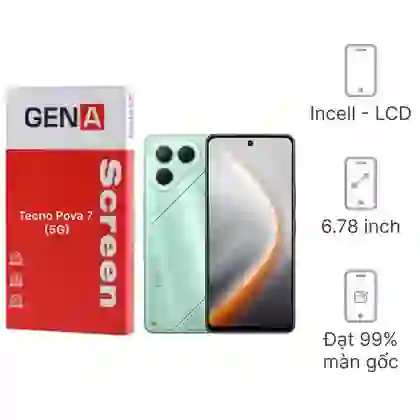 Thay màn hình Tecno Pova 7 (5G) chính hãng GENA loại Pro 1