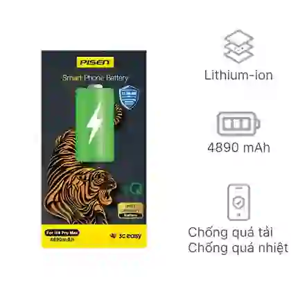 Thay pin iPhone 14 Pro Max dung lượng cao chính hãng Pisen 1