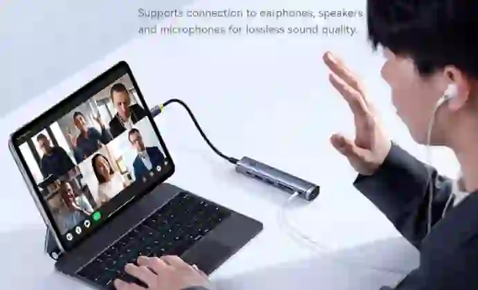 Hub Baseus Ultrajoy Series Air 7 in 1 2