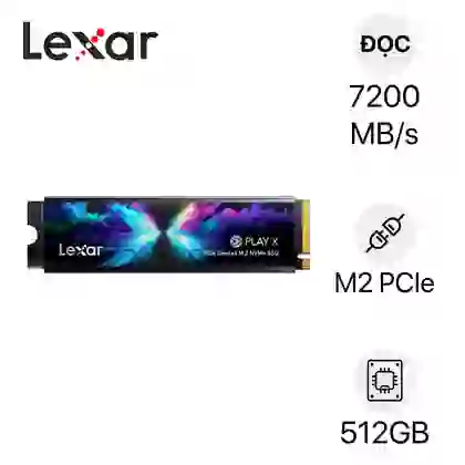 Ổ cứng SSD Lexar PLAYX M2 2280 PCIE GEN 4x4 NVME 512G 1