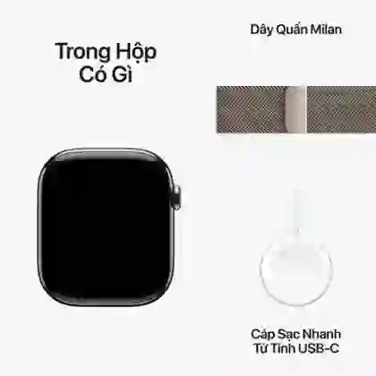 Apple Watch Series 10 46mm 4G Viền titan Dây thép - Cũ đẹp 10