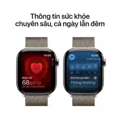 Apple Watch Series 10 46mm 4G Viền titan Dây thép - Cũ đẹp 6