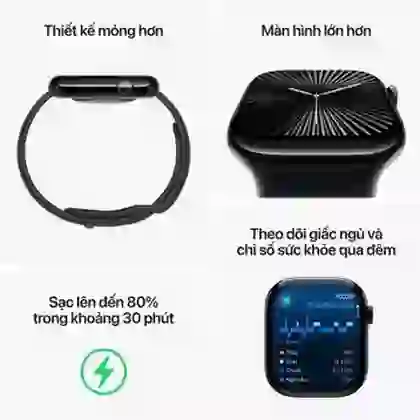Apple Watch Series 10 46mm 4G Viền titan Dây thép - Cũ đẹp 4
