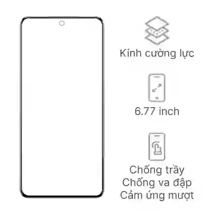Thay ép kính Vivo V50 Lite chính hãng GENA 1