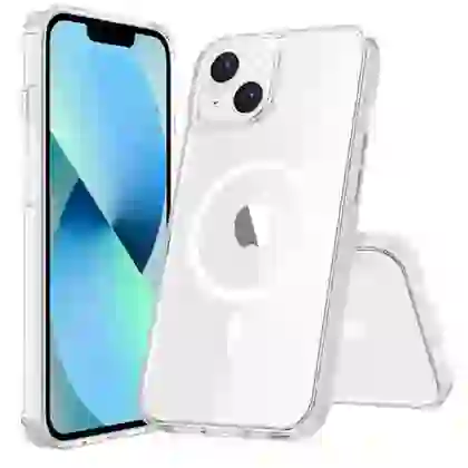 Ốp lưng iPhone 13/14 Likgus Magsafe trong suốt 3