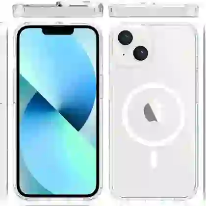 Ốp lưng iPhone 13/14 Likgus Magsafe trong suốt 4