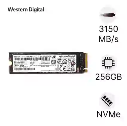 Ổ cứng SSD Western Digital M2 NVMe 2280 256GB cũ đẹp 1