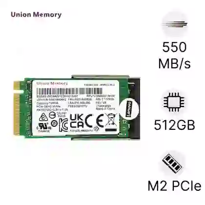 Ổ cứng SSD Union Memory M2 NVMe PCIe 2242 Gen 3 512GB cũ đẹp 1