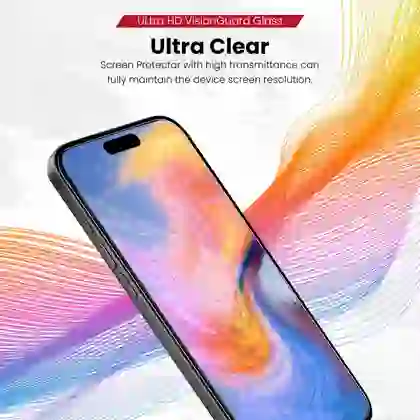 Dán kính cường lực màn hình iPhone 18 Pro Zeelot Solidsleek Full Viền Đen Cao Cấp 8