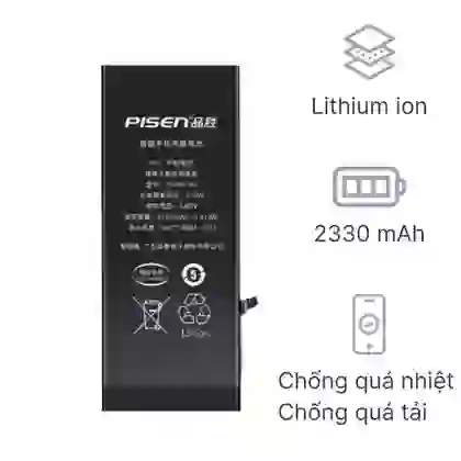 thay pin iPhone 6s dung lượng siêu cao chính hãng Pisen 3