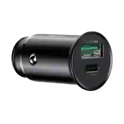 Sạc ô tô Baseus Circular Metal A+C 30W PPS 1