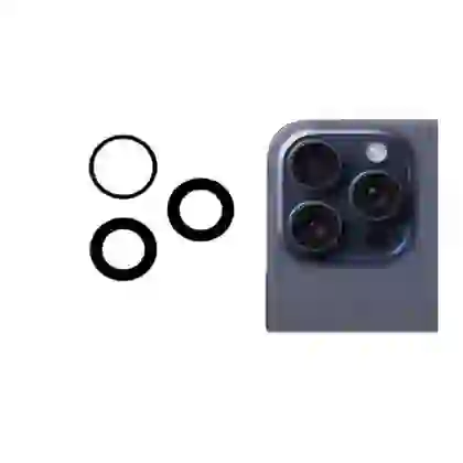 thay kính camera sau iphone 15 pro max viền dày 3