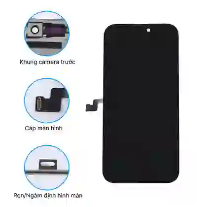 Thay màn hình iPhone 16 Pro Max chính hãng GENA loại Pro 4