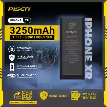 Thay pin iPhone XR dung lượng cao chính hãng Pisen 6