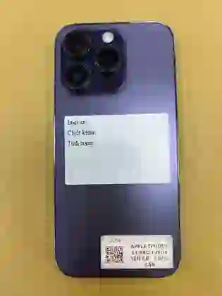 iPhone 14 Pro 128GB - Tím - Cũ Xước Cấn - ****C6FQ4W - 3