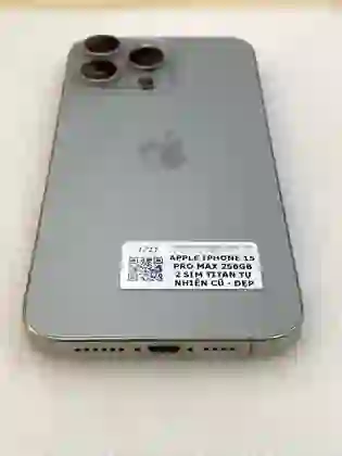 iPhone 15 Pro Max 256GB 2 Sim - Cũ đẹp - Titan tự nhiên - ****VHHJTY - 7