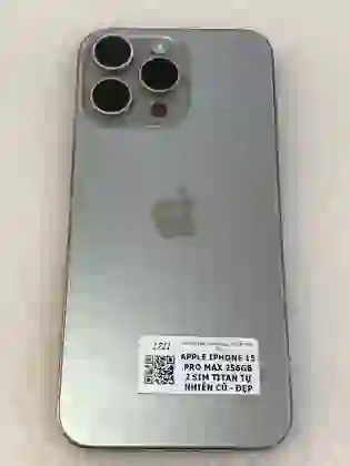iPhone 15 Pro Max 256GB 2 Sim - Cũ đẹp - Titan tự nhiên - ****VHHJTY - 3