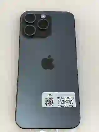 iPhone 15 Pro Max 512GB - Cũ Đẹp-Titan Đen - ****TXHWPW - 3