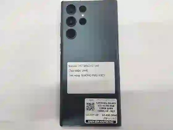 Samsung Galaxy S22 Ultra (8GB - 128GB) - Cũ đẹp-Xanh - *********123482 - 3