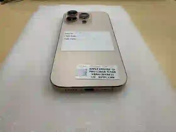 iPhone 16 Pro 128GB - Cũ xước cấn -Titan vàng - ****QC617Y - 7