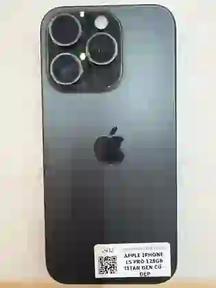 iPhone 15 Pro 128GB - Titan Đen - Cũ Đẹp - ****2F97K4 - 3