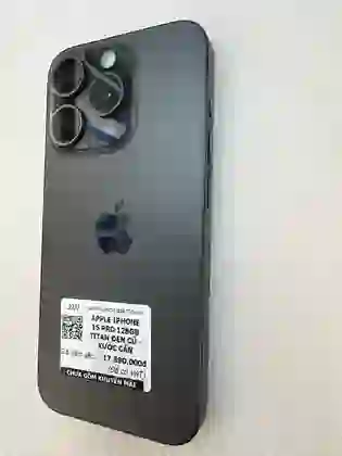 iPhone 15 Pro 128GB - Cũ xước cấn - Titan Đen - ****YHX4PY - 4