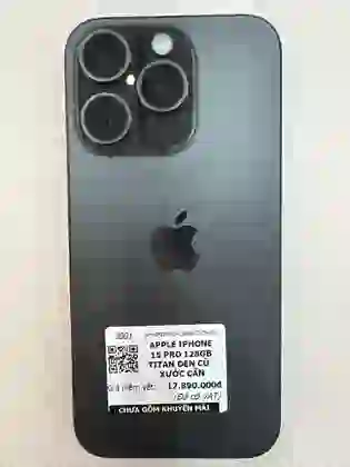 iPhone 15 Pro 128GB - Cũ xước cấn - Titan Đen - ****YHX4PY - 3