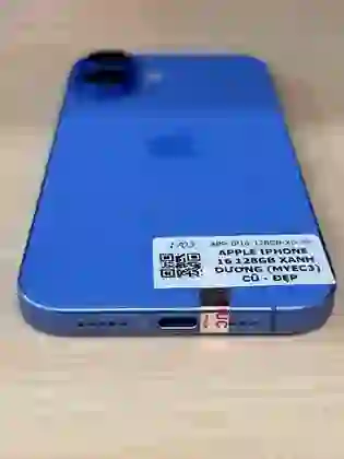 iPhone 16 128GB - Cũ đẹp - Xanh dương - ****JDF79Y - 7