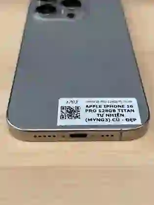 iPhone 16 Pro 128GB - Cũ đẹp -Titan tự nhiên - ****PKCFP4 - 7