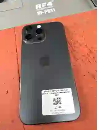 iPhone 16 Pro Max 256GB - Cũ đẹp - Titan đen - ****6QQ45V - 3